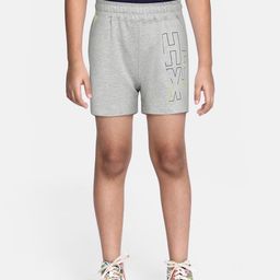 HRX by Hrithik Roshan Boys Grey Melange Typography Printed Lifestyle Cotton Shorts-33