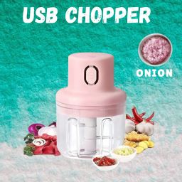 Electric Chopper, Rechargeable Chopper for Kitchen Vegetable & Onion Garlic A173 Electric Vegetable & Fruit Chopper-image-60
