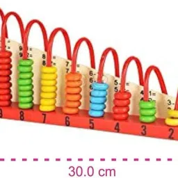 little mind Wooden Calculation Shelf | Abacus Counting Addition Subtraction for Kids 3+ image 3