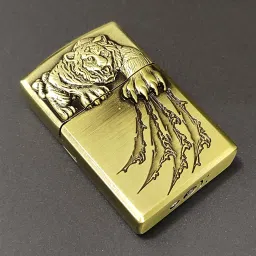 High Quality Cigarette Lighter Wheel Flame Butane Gas Lighter Adjustable Flame Lighter for Men Stylish Pocket Lighter-image-25