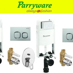 Half Frame Concealed Cistern, with divater body upper Pluto set of 2 pic 267 Dual Flush Tank-image-28