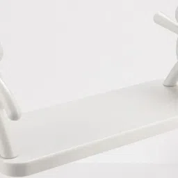 PACK OF 2 Multipurpose Wall Mount Self Adhesive Floating Shelf A8.792 Plastic Wall Shelf-21