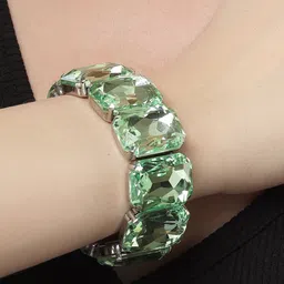 Bohey by KARATCART Women Cubic Zirconia Gold-Plated Bracelet-24