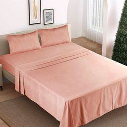 Modern Threads Rose Microfiber 300 TC 2 Double King Bedsheet Set-2.74 m x 2.74 m-12