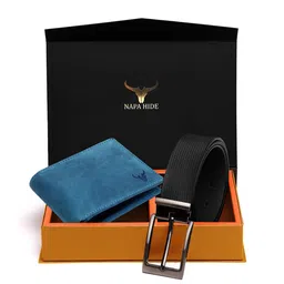 NAPA HIDE Men RFID Protected Genuine High Quality Leather Wallet & Belt Accessory Gift Set-image-51