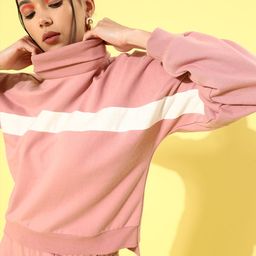 Athena Pink High Neck Top with Trouser Co-Ord Set-picture-33