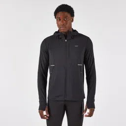 kalenji KIPRUN Run 100 Warm Men's Running Jacket - Black-picture-20
