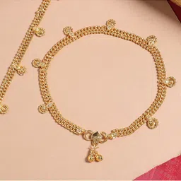 Shoshaa Women Gold-Plated Anklet-picture-20