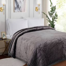 GAPU & BALY Coffee Brown AC Room 300 GSM Double Bed Blanket-image-93