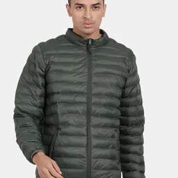 t-base Men Solid Windcheater Padded Jacket-image-96