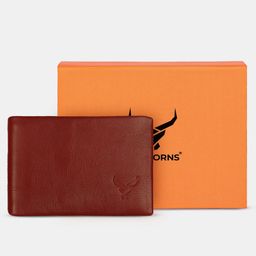 REDHORNS Men Leather Two Fold Wallet-51