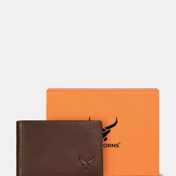 REDHORNS Men Leather Two Fold Wallet-53