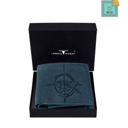 URBAN FOREST Men Textured RFID Leather Two Fold Wallet-image-17