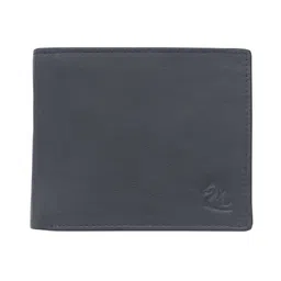 Kara Men Black Solid Leather Two Fold Wallet-picture-11