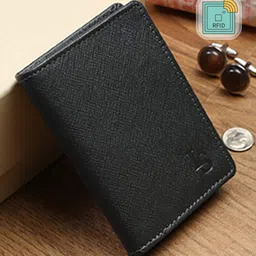 LOUIS STITCH Men Grey Textured Leather Two Fold Wallet-picture-48