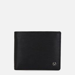 Allen Solly Men Black Textured Leather Two Fold Wallet-image-54