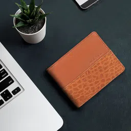Hidesign Men Tan Brown Textured Leather Two Fold Wallet-image-53