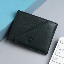 SAMTROH Men Textured PU Two Fold Wallet-13