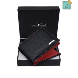 URBAN FOREST Men Leather RFID Two Fold Wallet-image-21