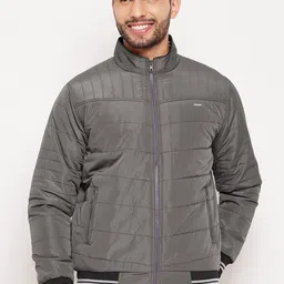 Adobe Men Grey Lightweight Padded Jacket-image-25