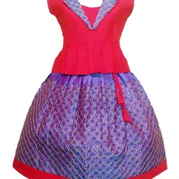 BAESD Girls Embroidered Sequinned Ready to Wear Lehenga Choli-picture-24