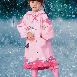Little Surprise Box LLP Kids Printed Hooded Rain Jacket-image-75