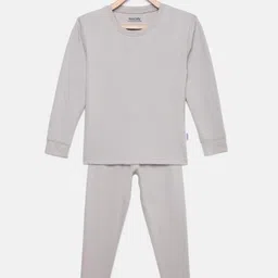 mackly Kids Grey Ribbed Thermal Set-image-33