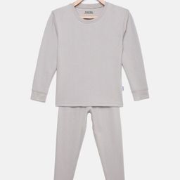 mackly Kids Grey Ribbed Thermal Set-image-29