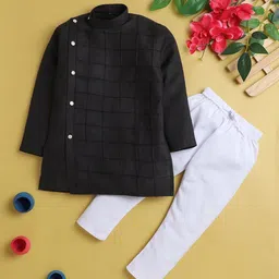 BAESD Boys Regular Mandarin Collar Kurta with Pyjamas-picture-48