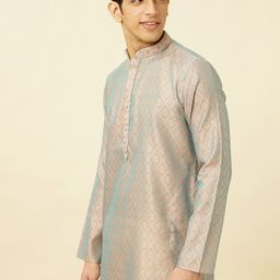 Manyavar Ethnic Motifs Regular Kurta With Pyjamas-image-89
