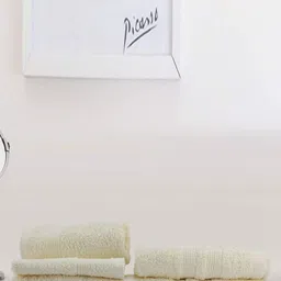 LUSH & BEYOND Cream 4 Pieces Cotton 500 GSM Towel Set-image-75