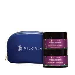 Pilgrim Set of Red Vine Anti-Ageing SPF30 Face Cream & Night Gel Creme - 50g each-19