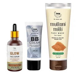 TNW the natural Set of BB Cream 30g, Multani Mitti Face Wash 100ml & Glow Face Serum 30ml-20