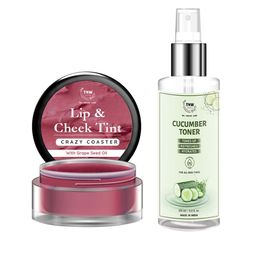TNW the natural wash Set of Crazy Coaster Lip Cheek Tint 5 g & Cucumber Toner 100 ml-12
