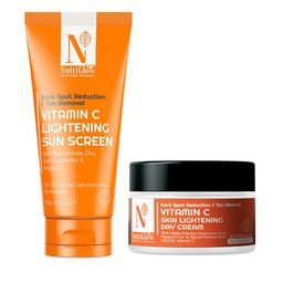 Nutriglow Advanced Organics Set of Vitamin C SPF 50 Sunscreen - 100 g & Day Cream - 50 g-2