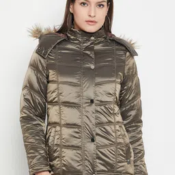 Duke Hooded Faux Fur Trim Parka Jacket-39