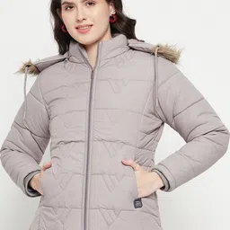 VERO AMORE Hooded Faux Fur Trim Detail Anti Odour Insulator Padded Jacket-37