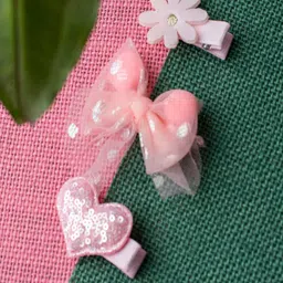 Jewelz Girls Set of 6 Embellished Hair Accessory Set-image-5