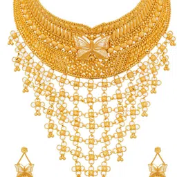 Manikya 24CT Gold Plated Jewellery Set-8