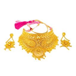 Manikya 24CT Gold Plated Bridal Jewellery Set-14