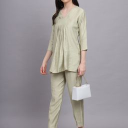 FABDYOR V-Neck Tunic With Trousers-picture-14
