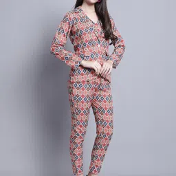JAINISH Digital Printed Cotton Top With Jacket & Trouser-41