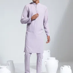VASTRAMAY Men Regular Kurta with Pyjamas-picture-2
