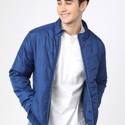 HIGHLANDER Men Blue Padded Jacket-picture-47