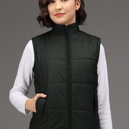 Kotty Women Black Puffer Jacket-image-14