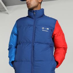 PUMA Motorsport BMW M Colourblocked Mock Collar Padded Jacket-picture-17