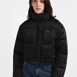 Tommy Hilfiger Women Stand Collar Crop Padded Jacket-image-10