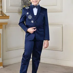 BT DEZINES Boys Single-Breasted Five-Piece Party Suits-picture-35