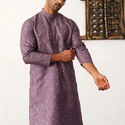 Jompers Embroidered Mirror Work Kurta With Pyjama image 1