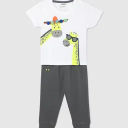 max Boys Graphic Printed Pure Cotton Night Suit-image-94